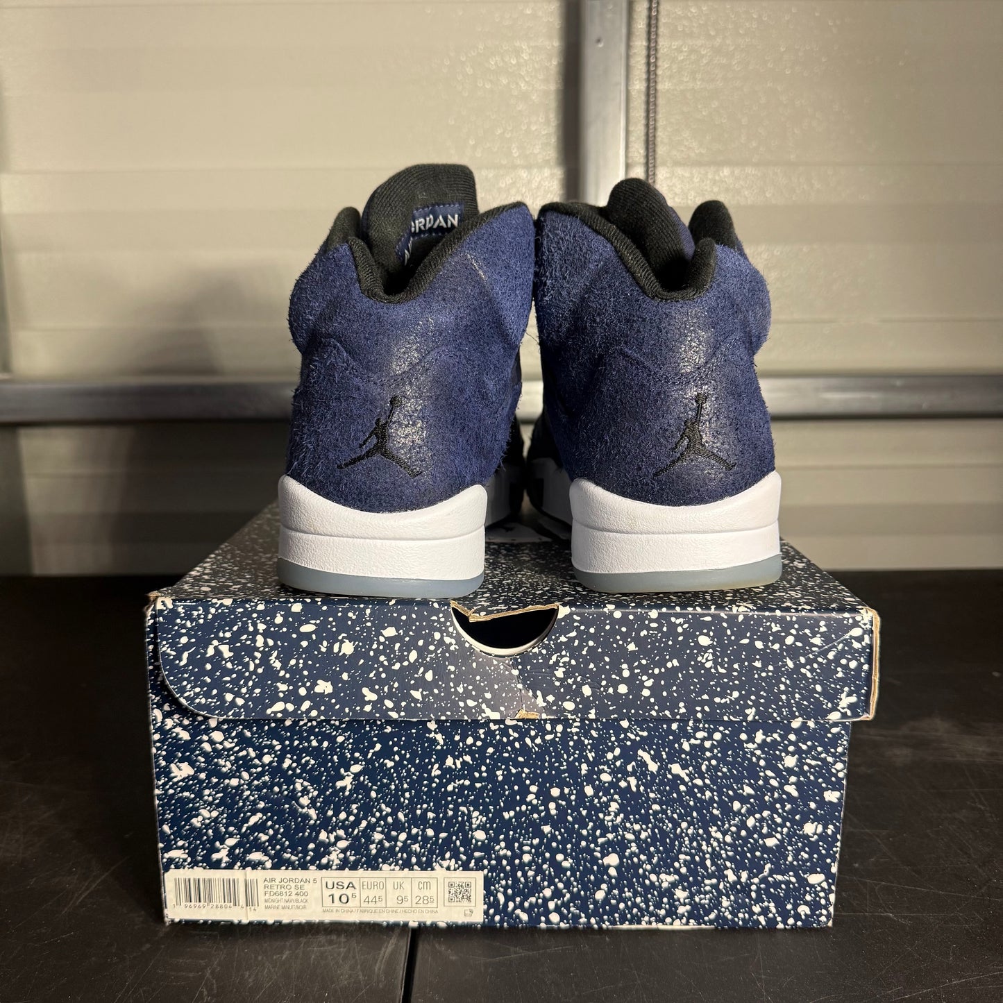 Size 10.5 - AJ 5 Midnight Navy