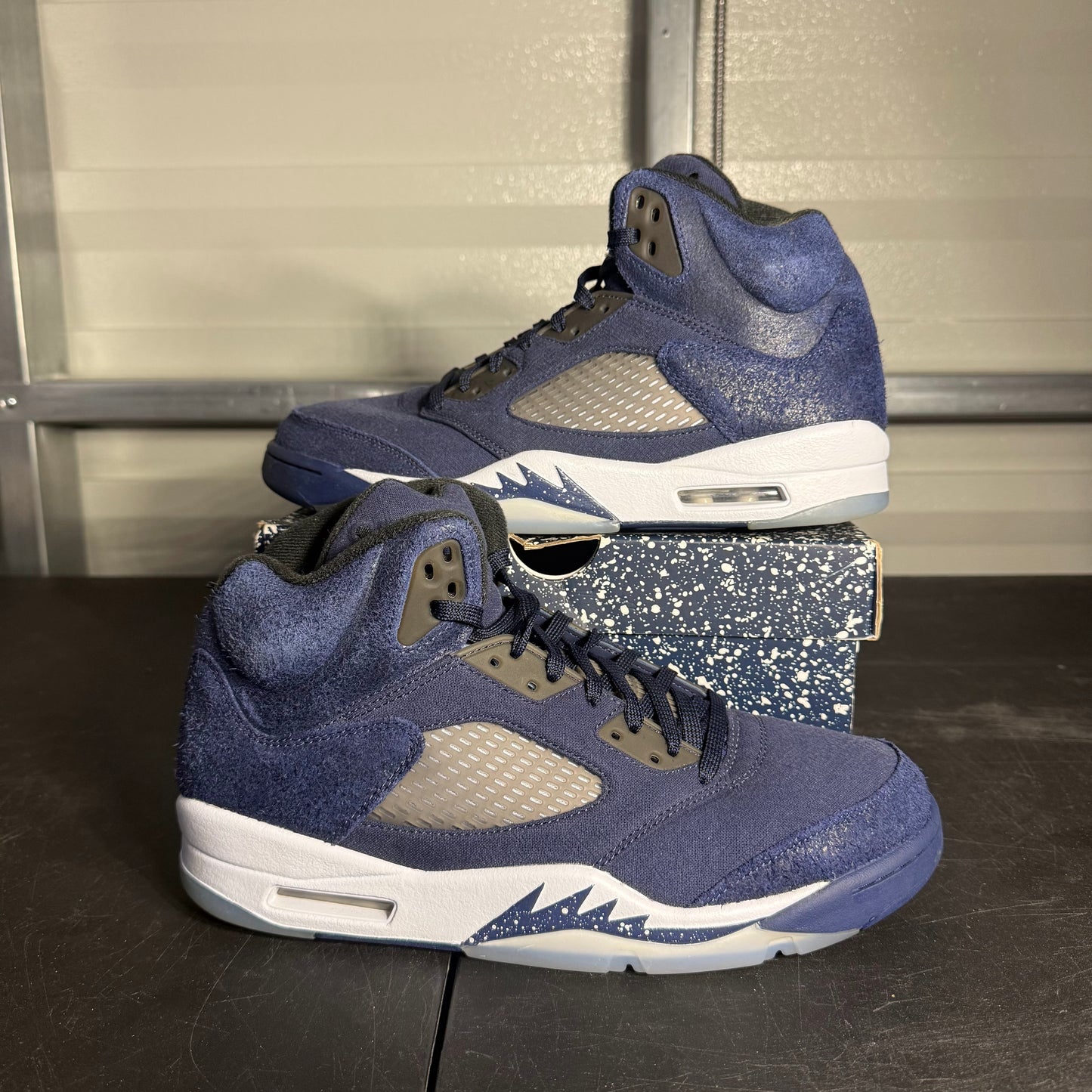 Size 10.5 - AJ 5 Midnight Navy