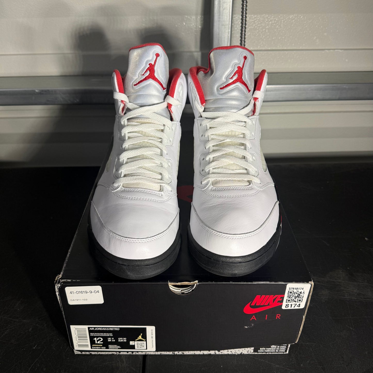 Size 12 - AJ 5 Fire Red