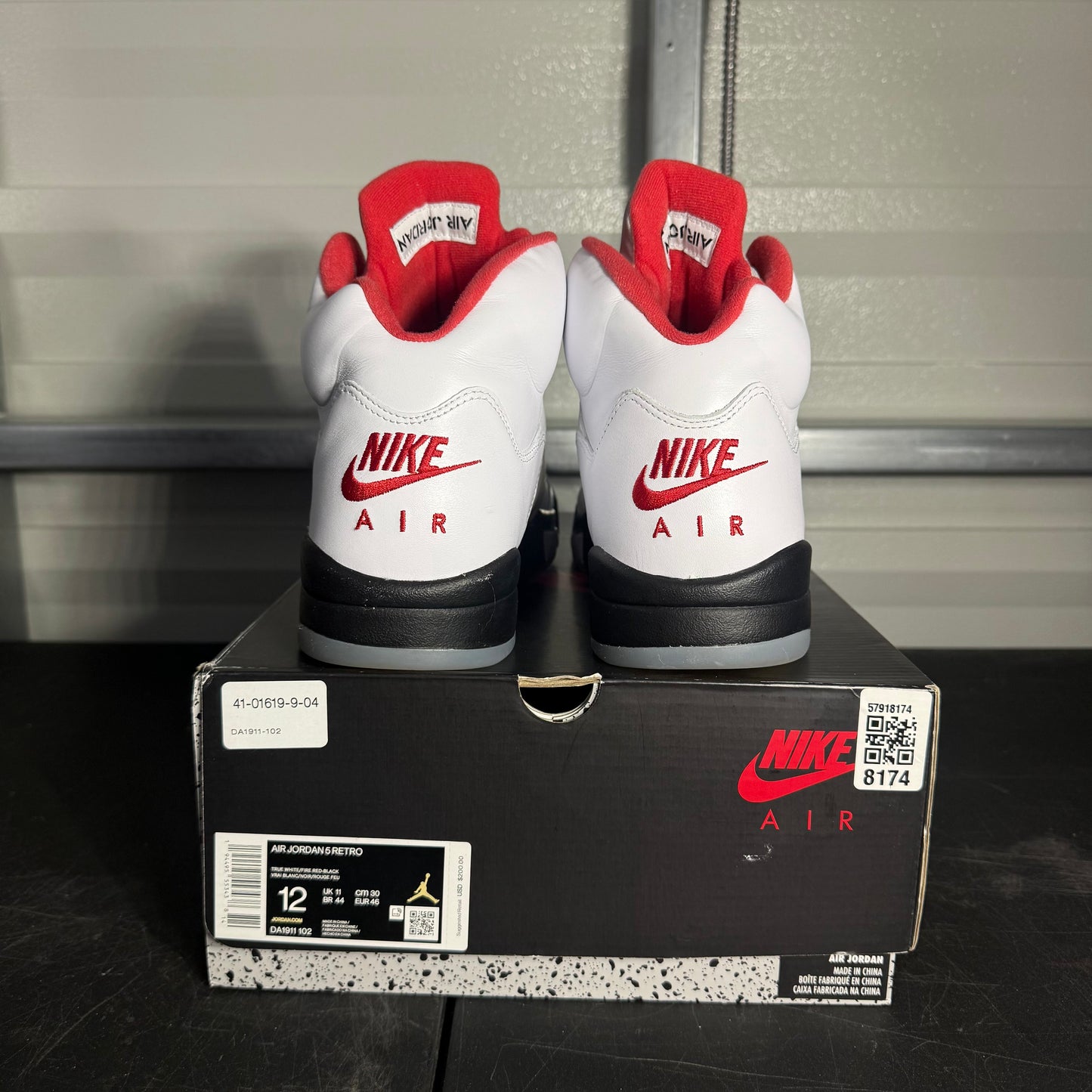 Size 12 - AJ 5 Fire Red