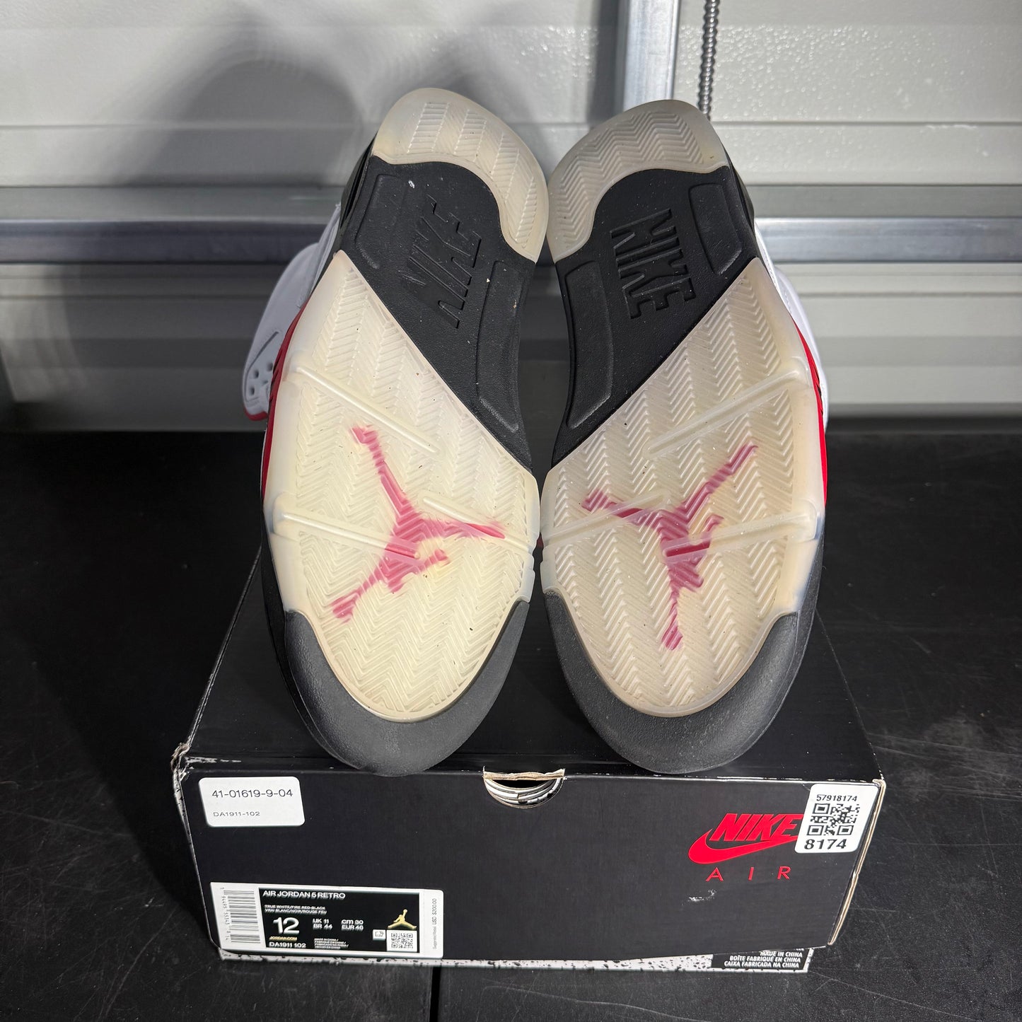 Size 12 - AJ 5 Fire Red