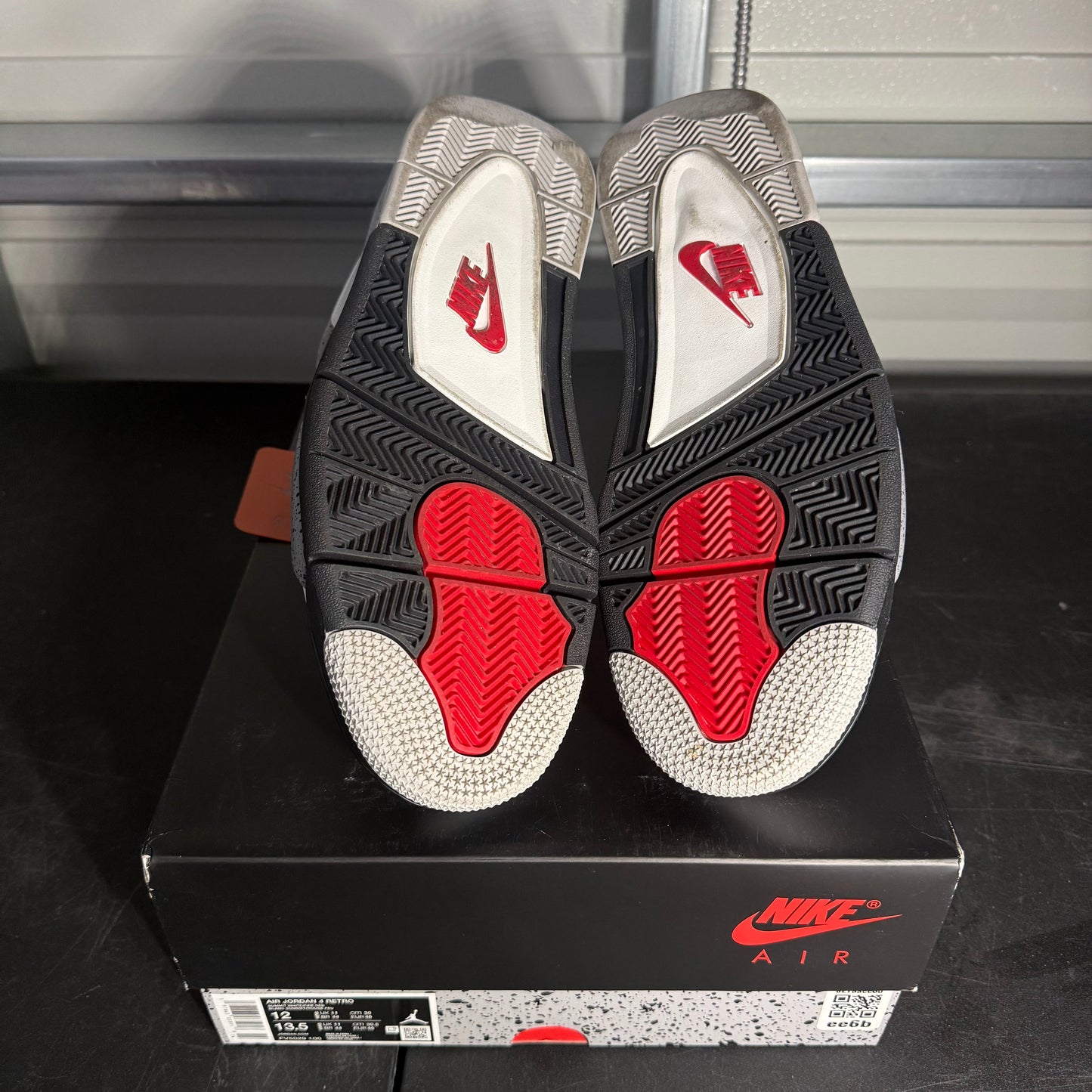 Size 12 - AJ 4 White Cement