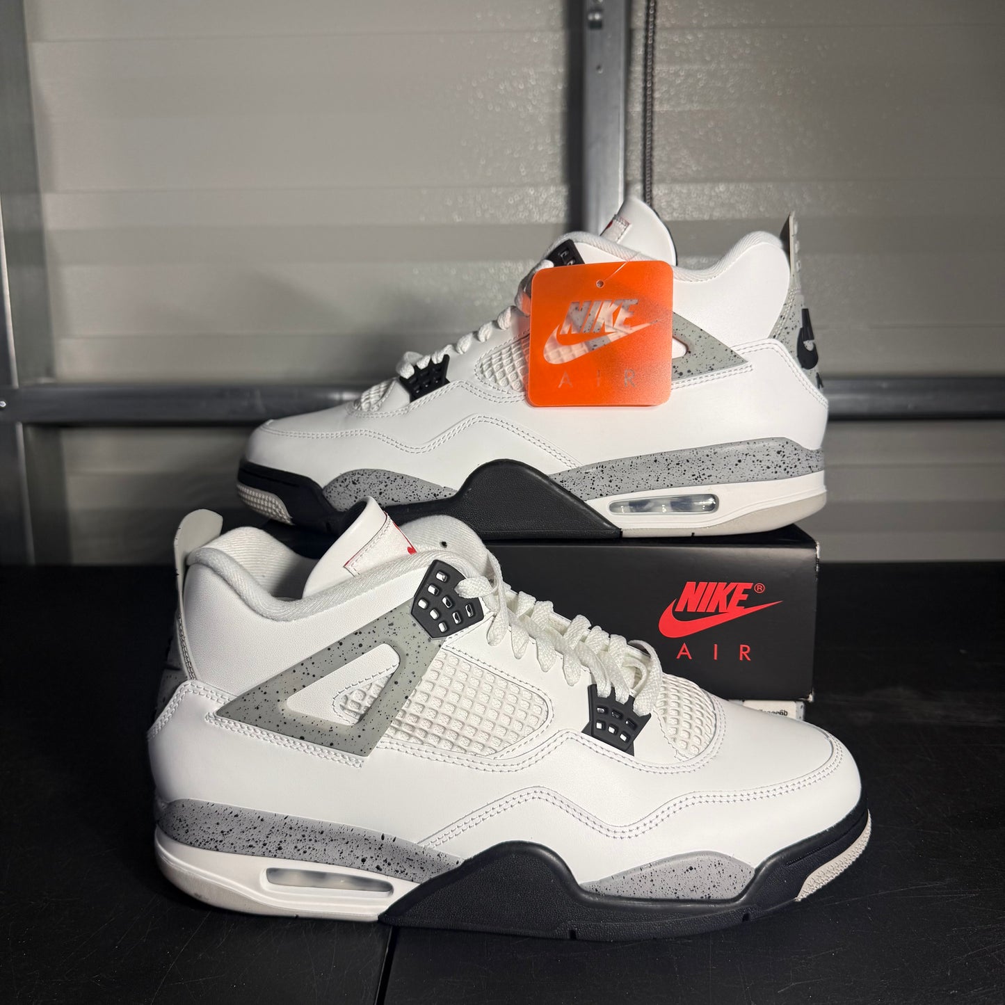 Size 12 - AJ 4 White Cement