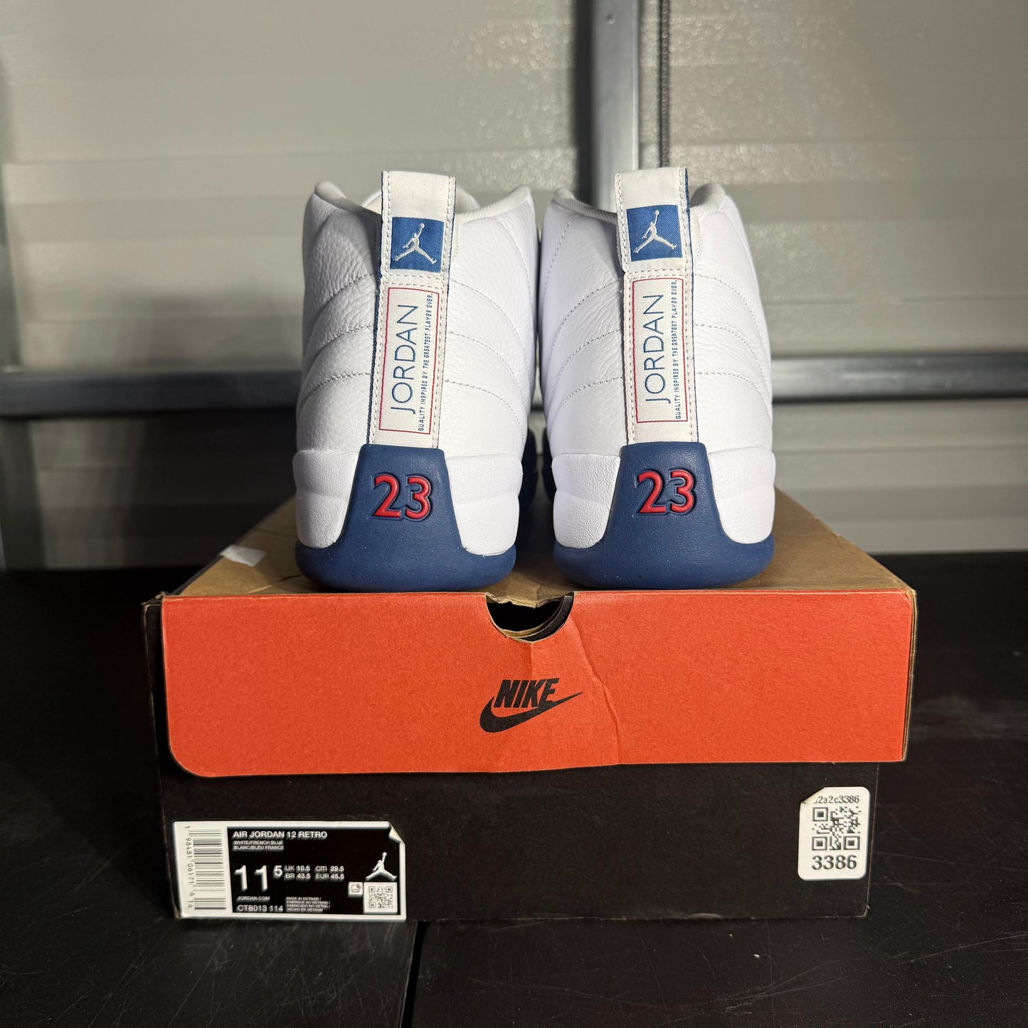Size 11.5 - AJ 12 French Blue