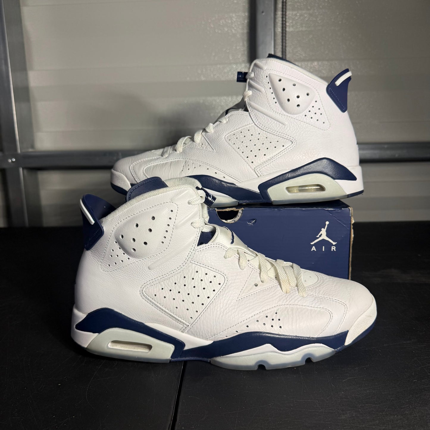 Size 12 - AJ 6 Midnight Navy