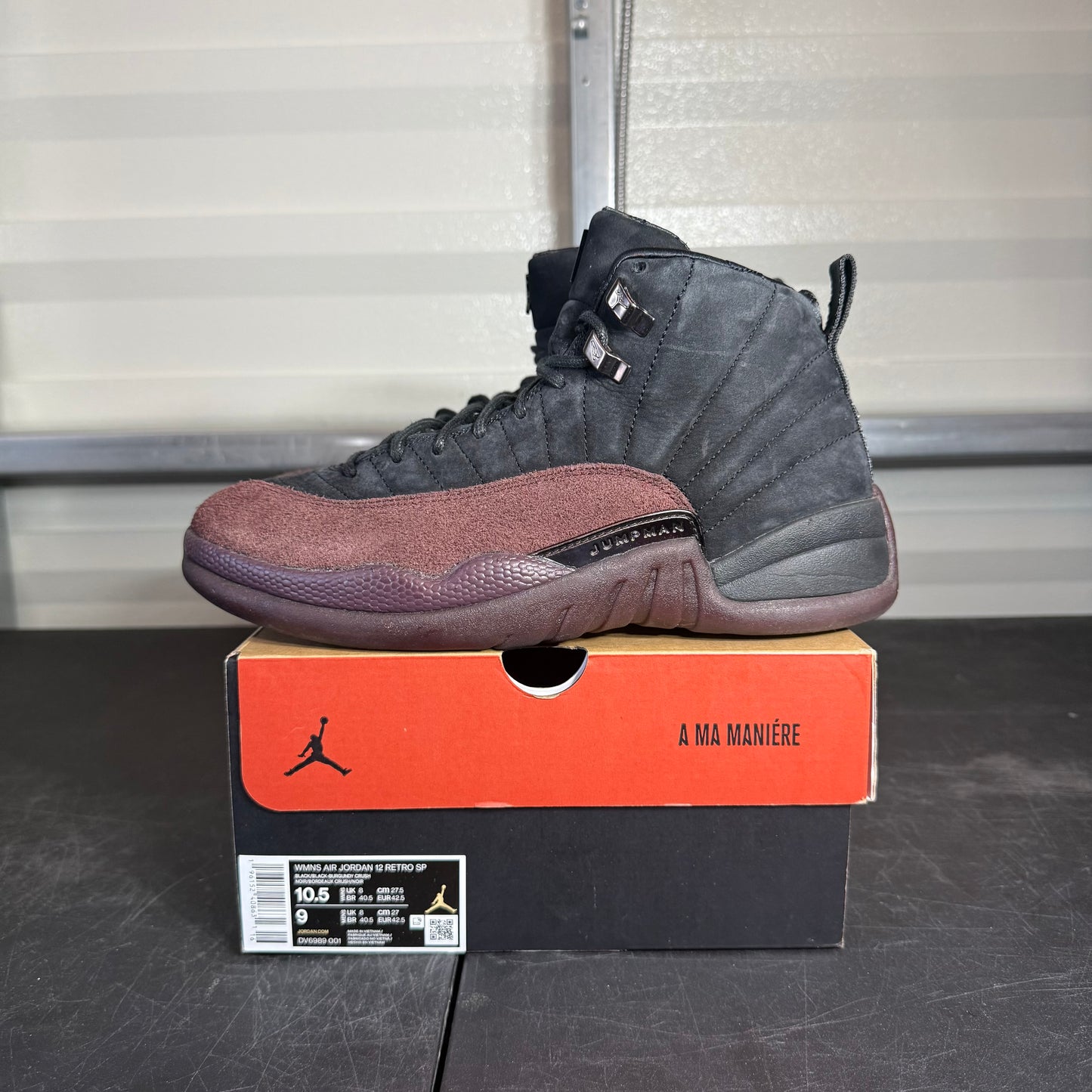 Size 9M - AJ 12 SP x A Ma Maniere
