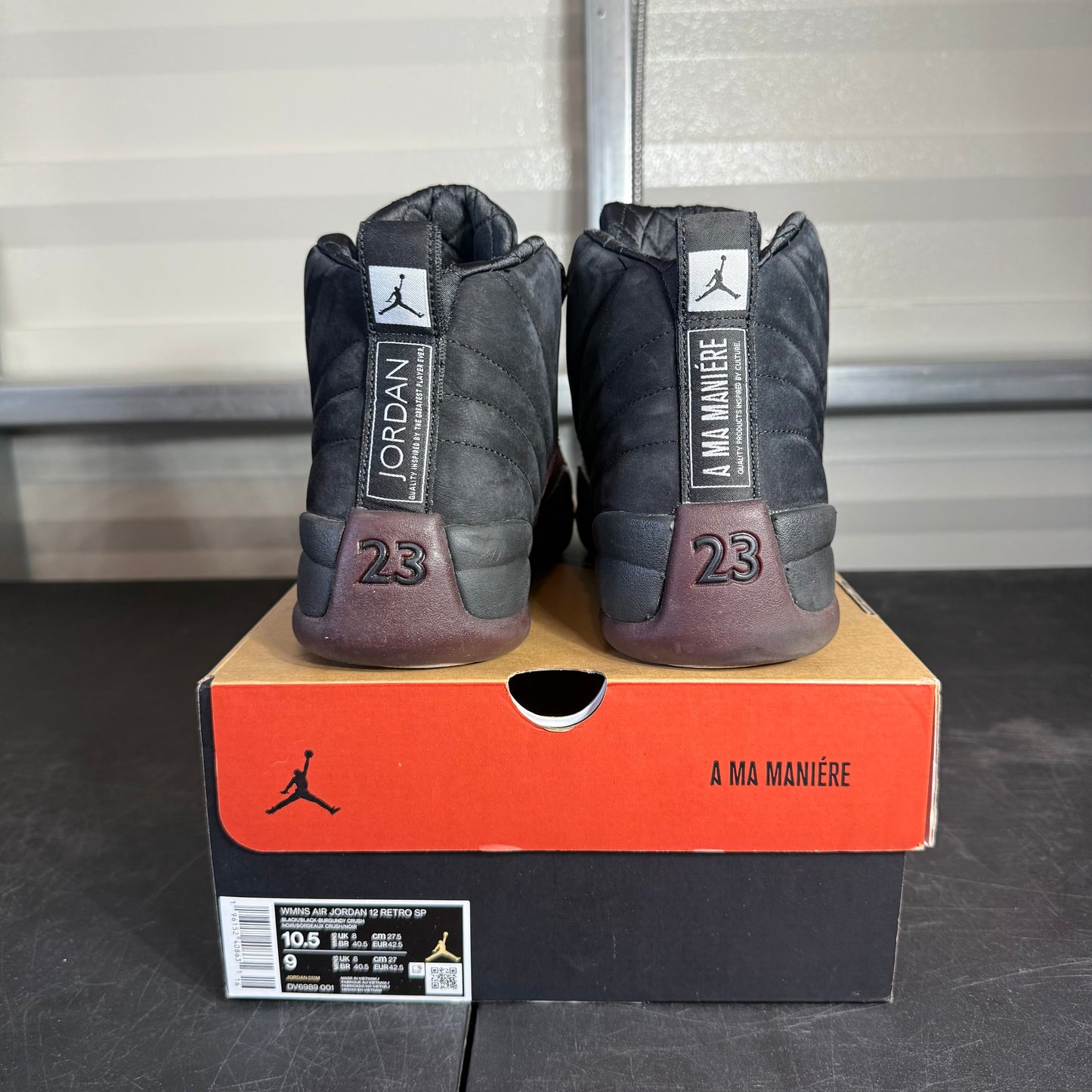 Size 9M - AJ 12 SP x A Ma Maniere