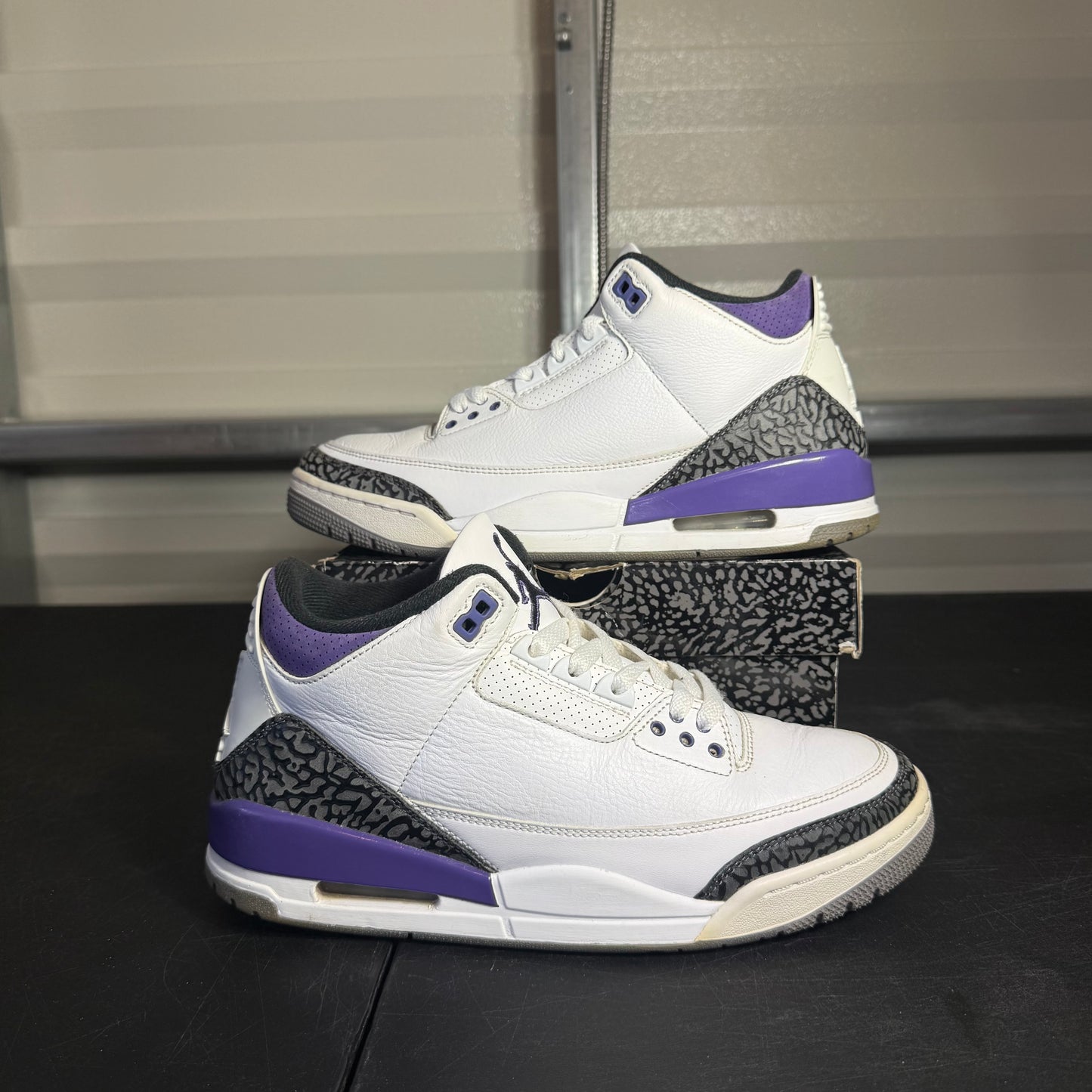 Size 9 - AJ 3 Dark Iris