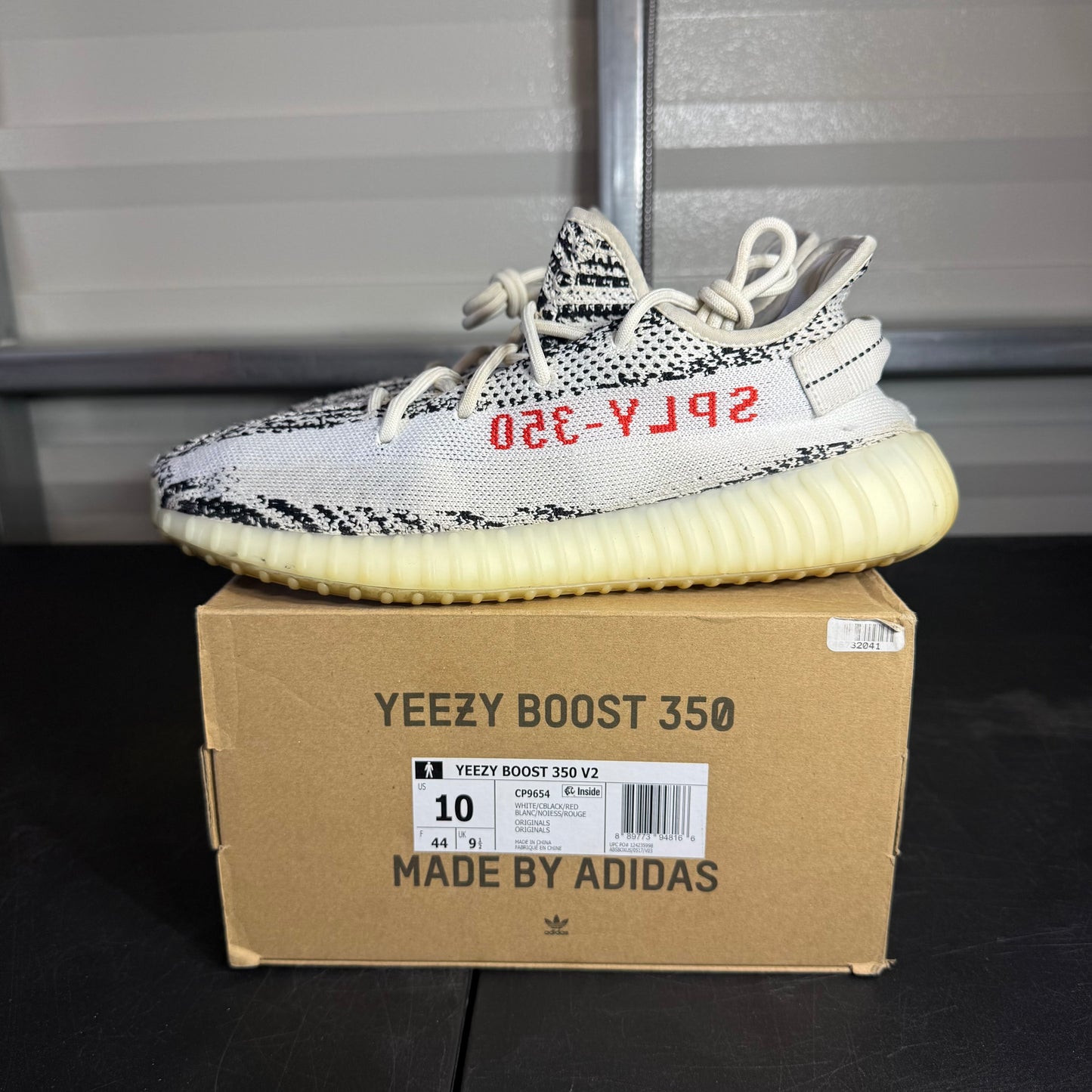 Size 10 - Yeezy Zebra 350