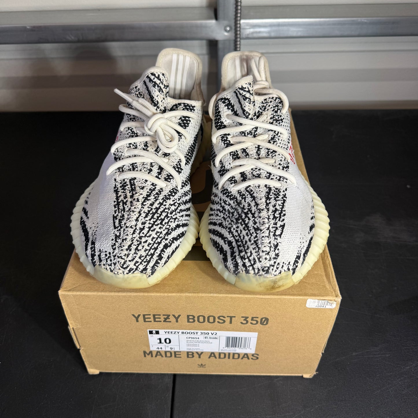Size 10 - Yeezy Zebra 350