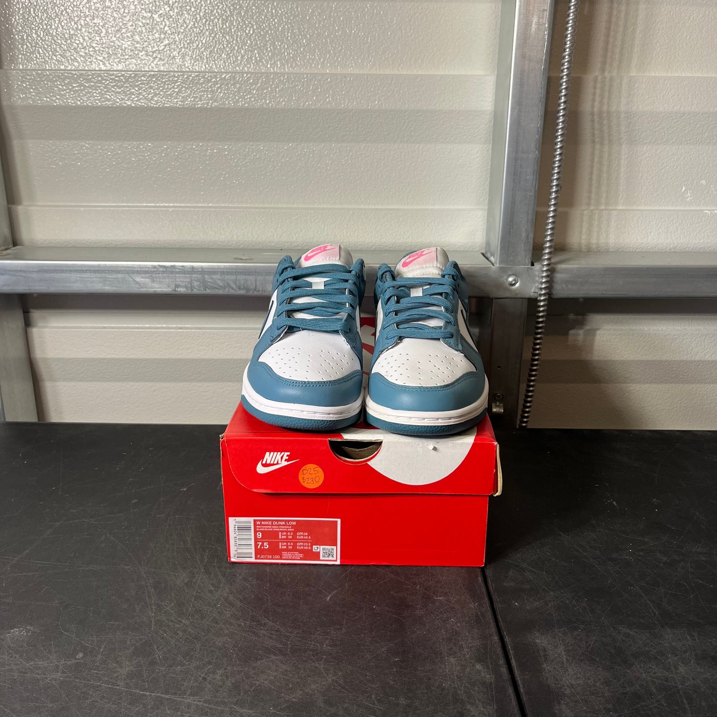 Size 9W - Dunk Low South Beach