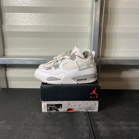 Size 8.5 - AJ 4 White Oreo