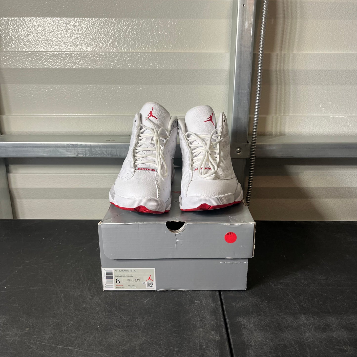 Size 8 - AJ 13 Wolf Grey