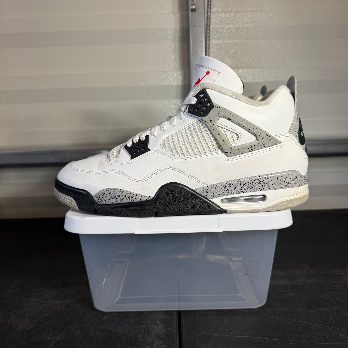 Size 13 - AJ 4 White Cement