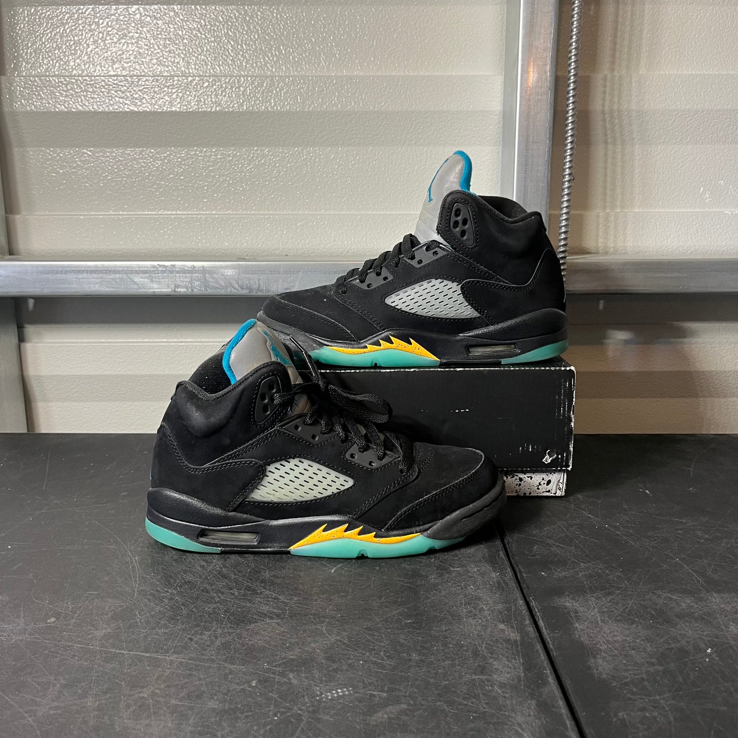 Size 6 - AJ 5 Aqua