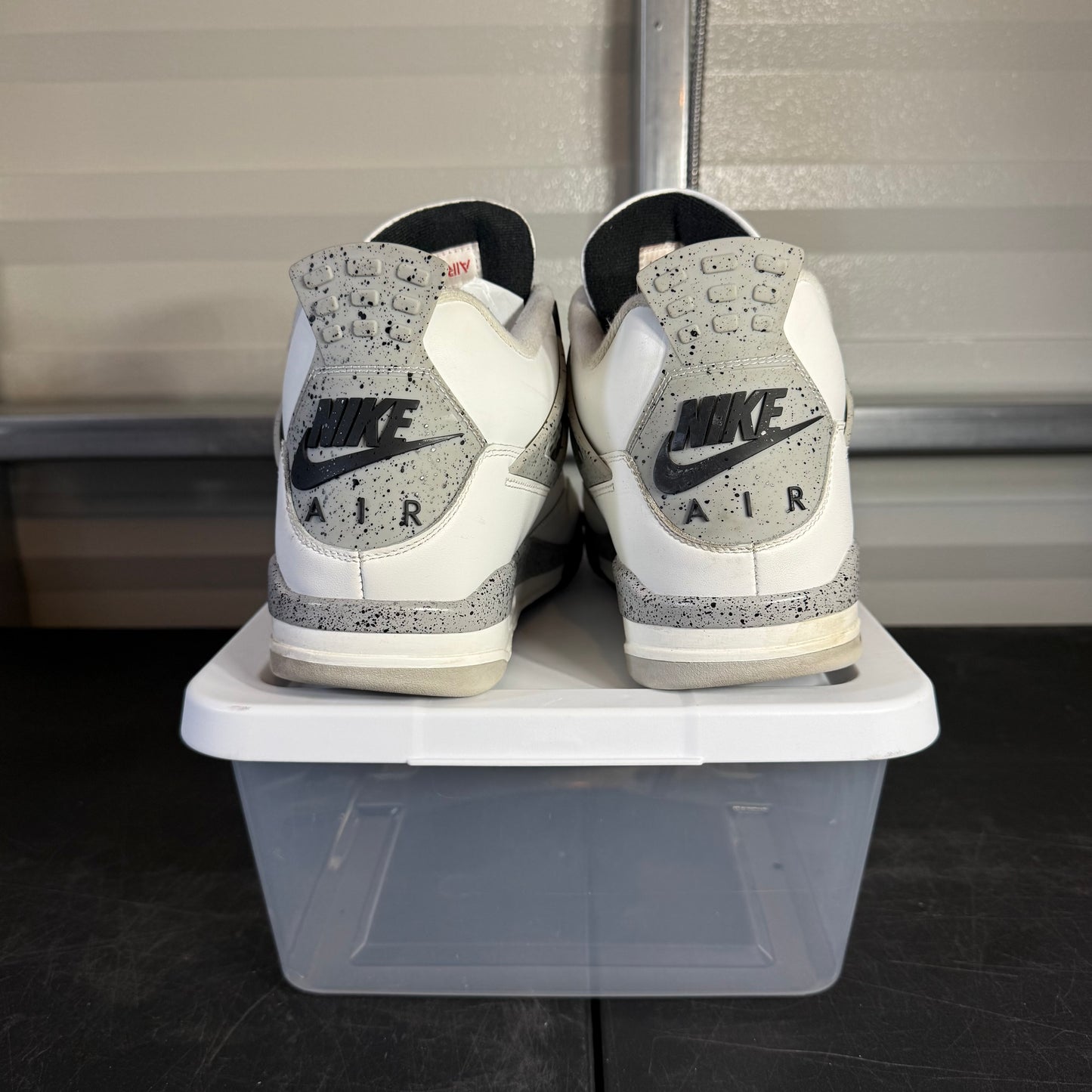 Size 13 - AJ 4 White Cement