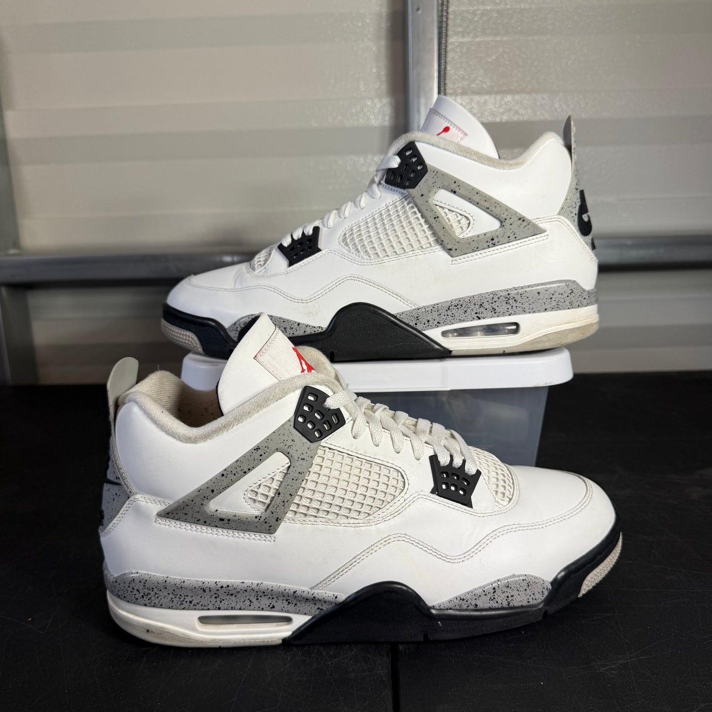 Size 13 - AJ 4 White Cement