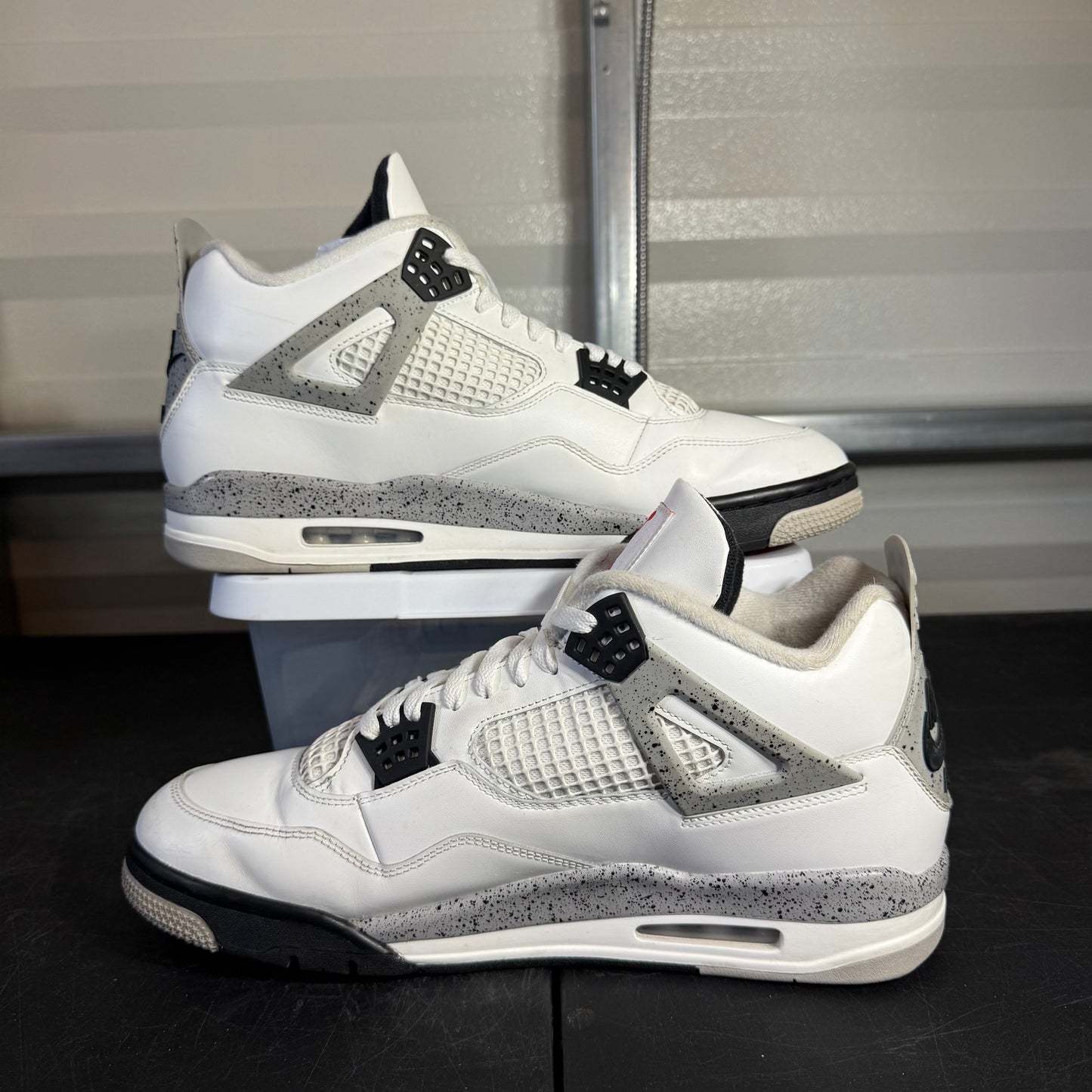 Size 13 - AJ 4 White Cement