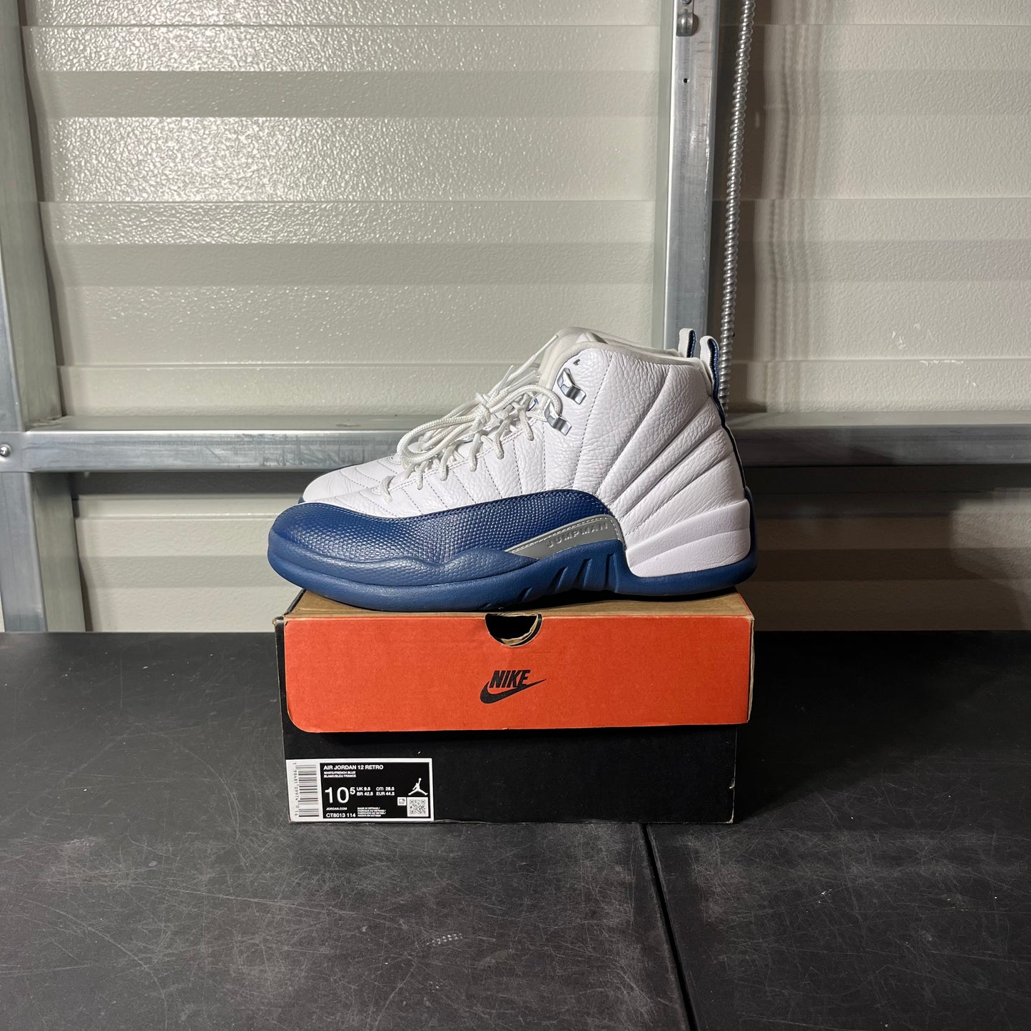Size 10.5 - AJ 12 French Blue