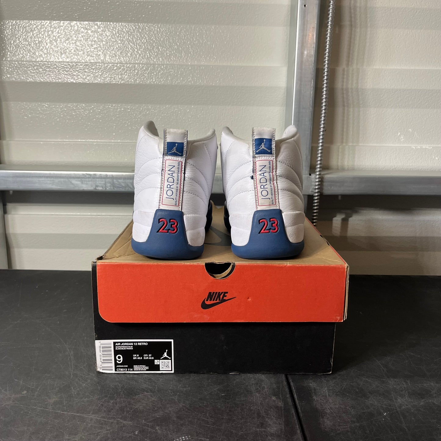 Size 9 - AJ 12 French Blue