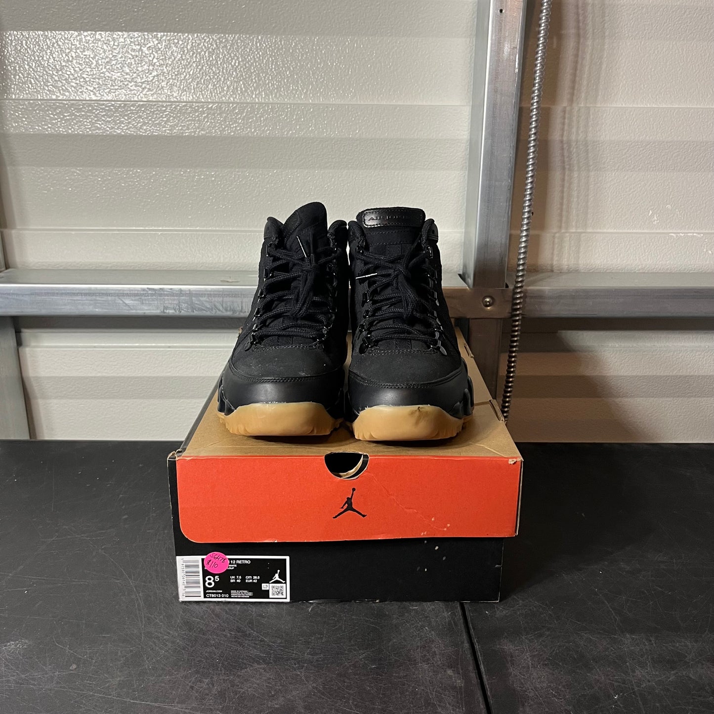 Size 8.5 - AJ 9 Boot Black Gum