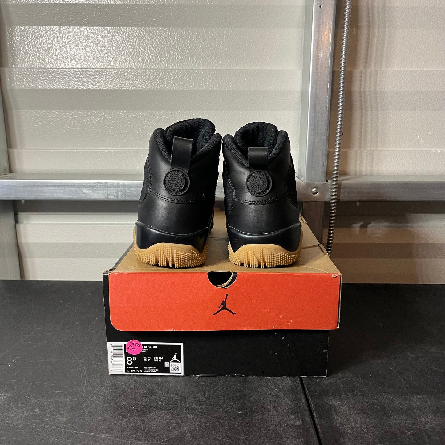Size 8.5 - AJ 9 Boot Black Gum