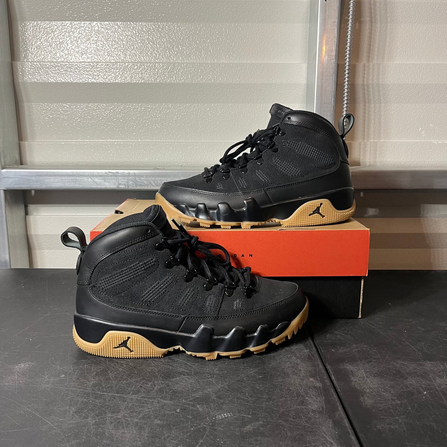 Size 8.5 - AJ 9 Boot Black Gum