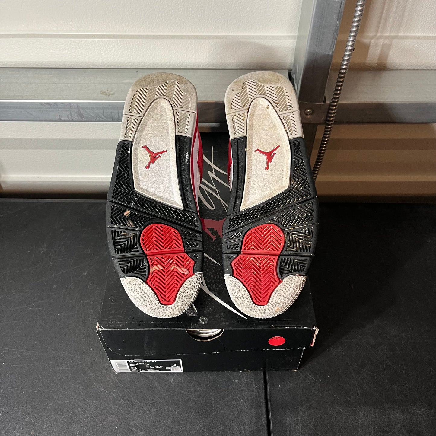 Size 8 - AJ 4 Red Cement