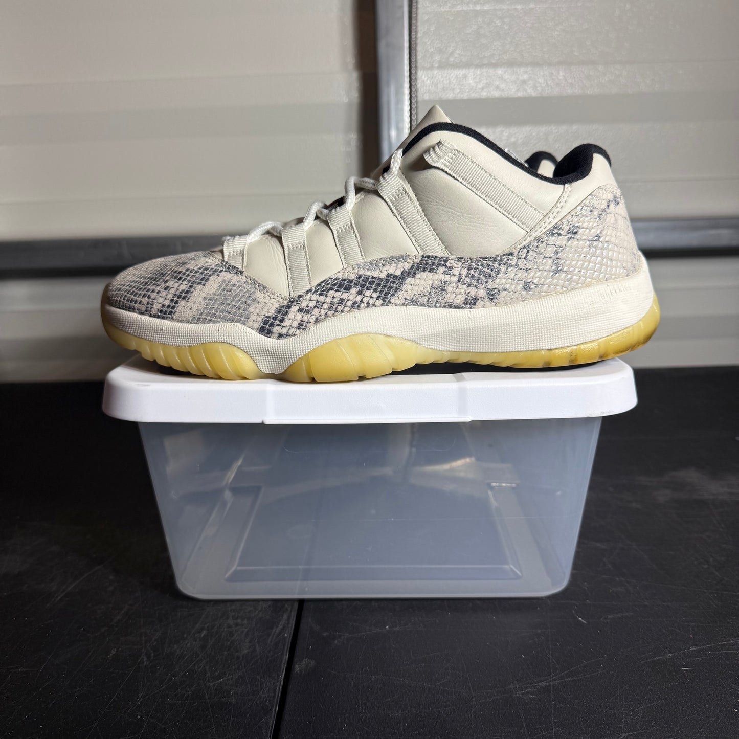 Size 10 - AJ 11 Low Snakeskin