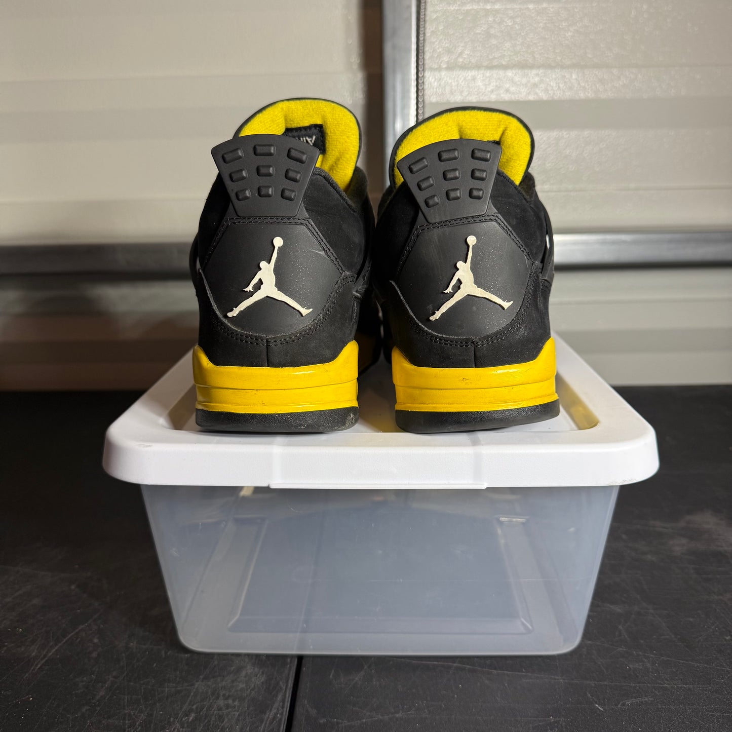 Size 10 - AJ 4 Yellow Thunder