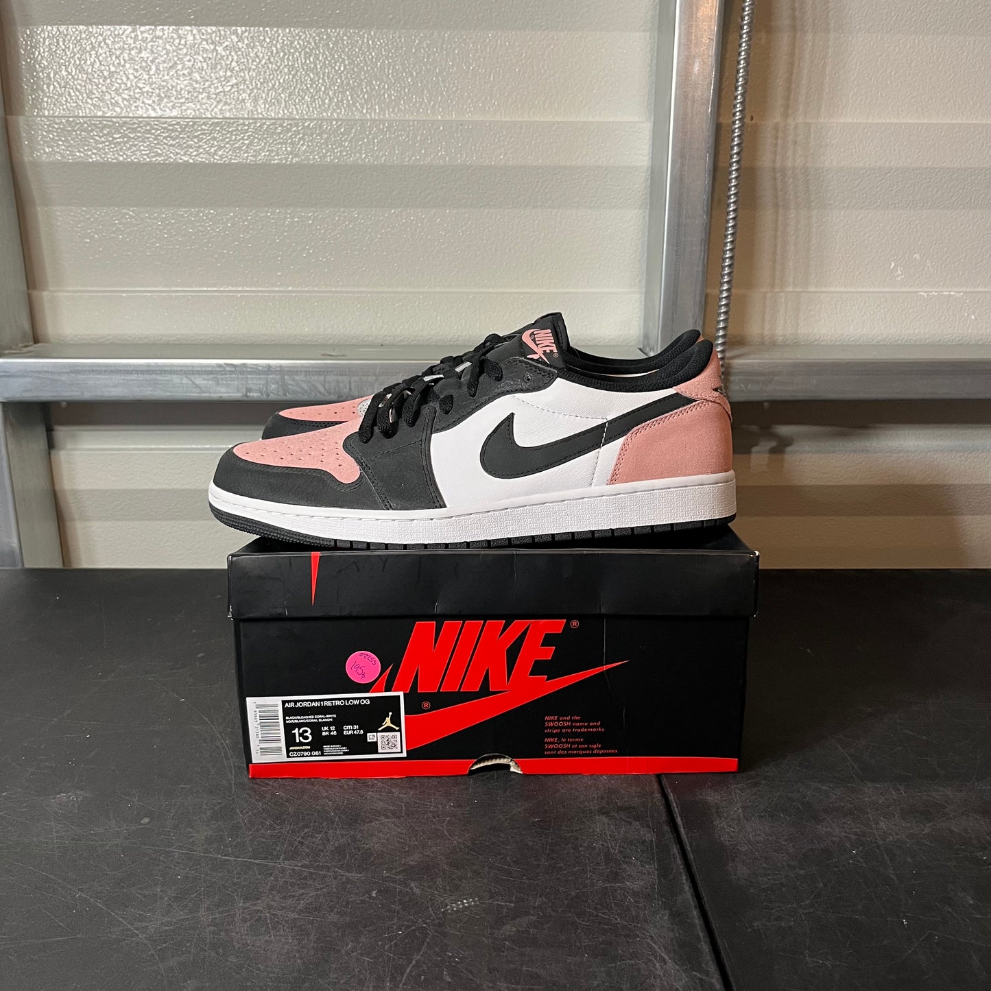 Size 13 - AJ 1 Low Bleached Coral