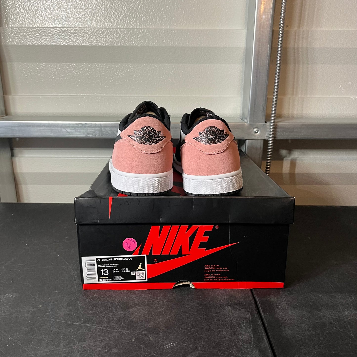 Size 13 - AJ 1 Low Bleached Coral