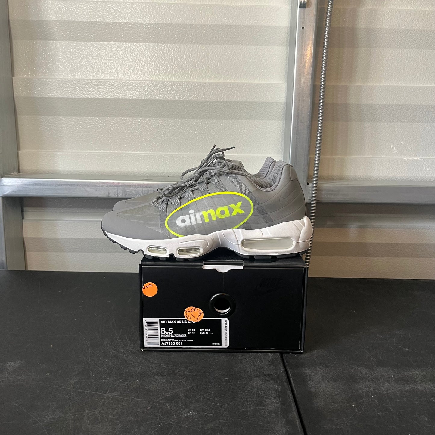 Size 8.5 - Air Max 95 Big Logo Neon