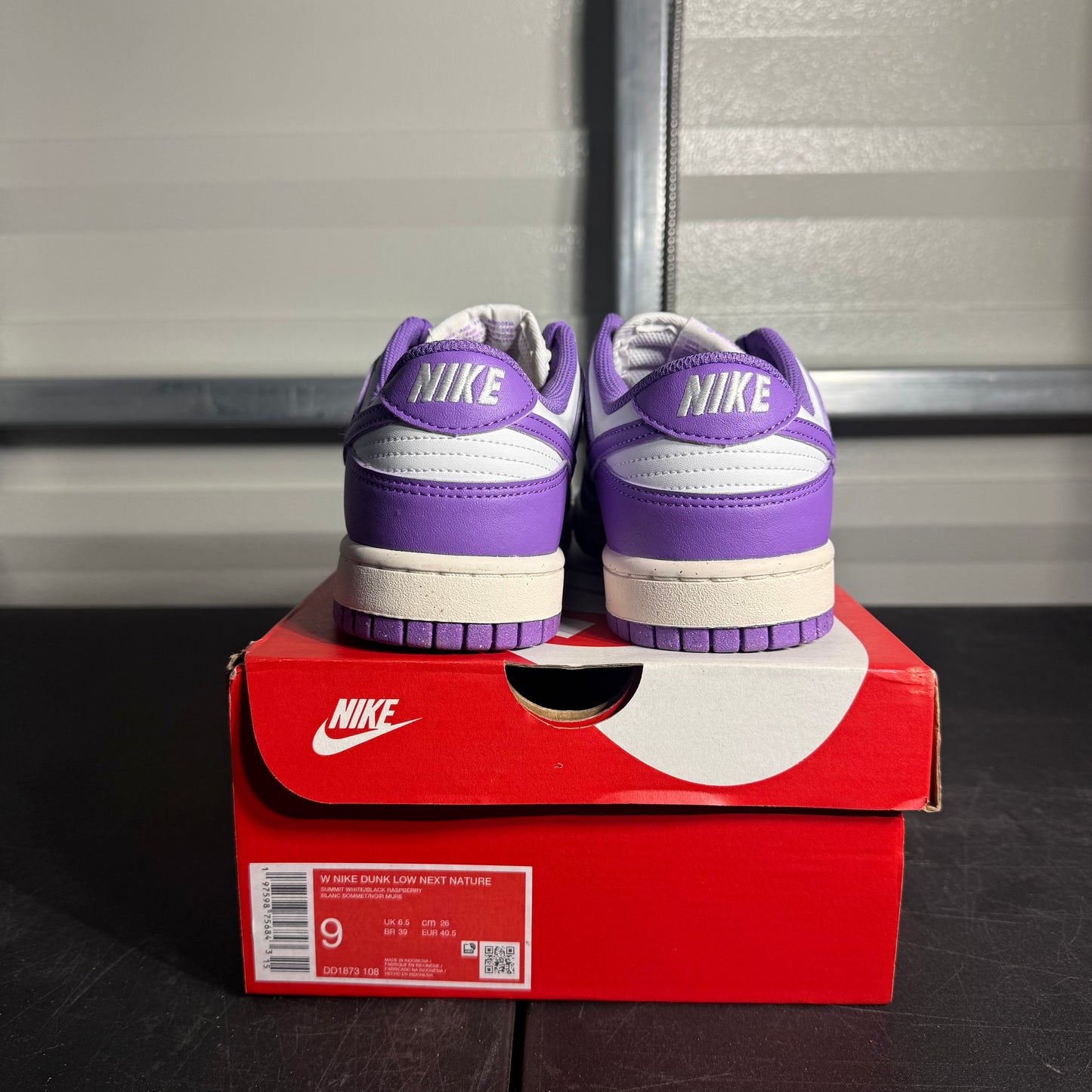 Size 9W - Dunk Black Raspberry Next Nature