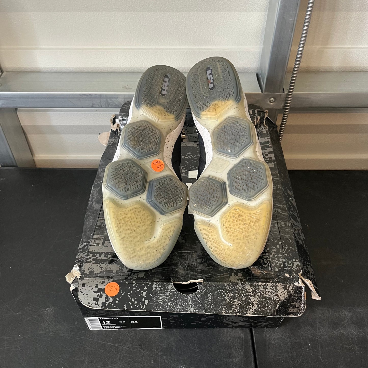 Size 12 - LeBron 14 Black Ice