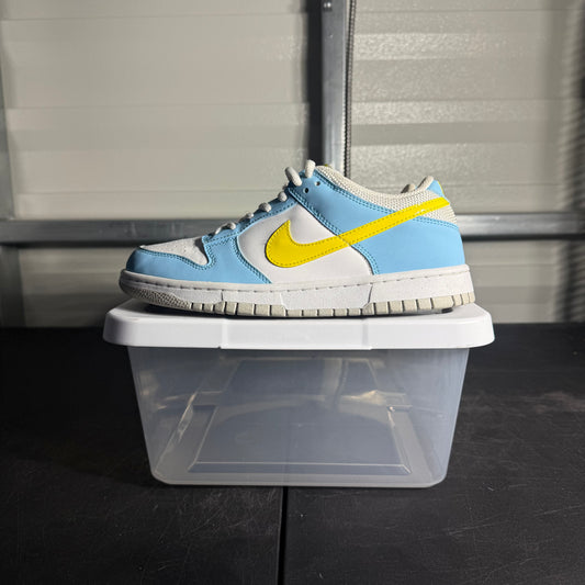Size 6Y - Dunk Blue/Yellow