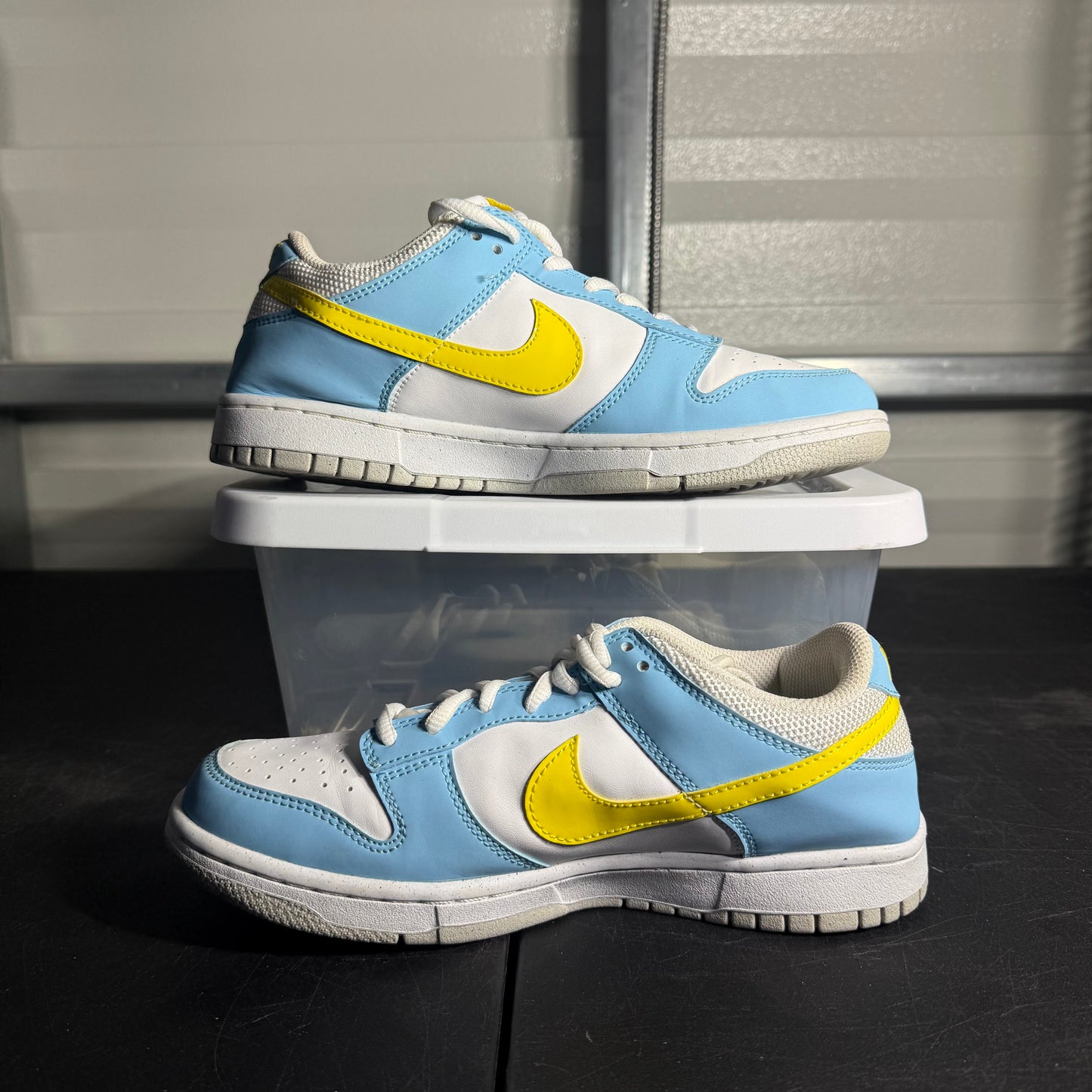 Size 6Y - Dunk Blue/Yellow
