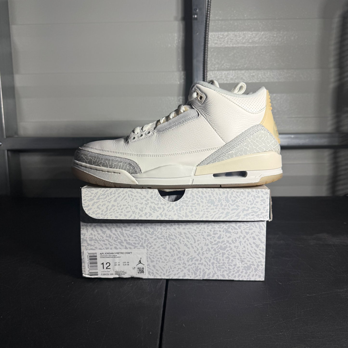 Size 12 - AJ 3 Craft Ivory
