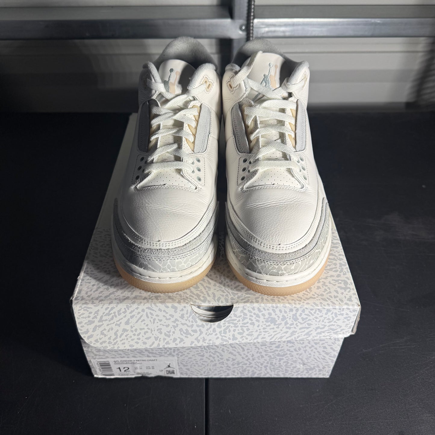 Size 12 - AJ 3 Craft Ivory
