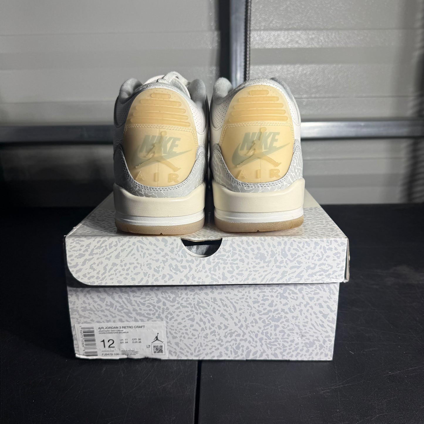 Size 12 - AJ 3 Craft Ivory