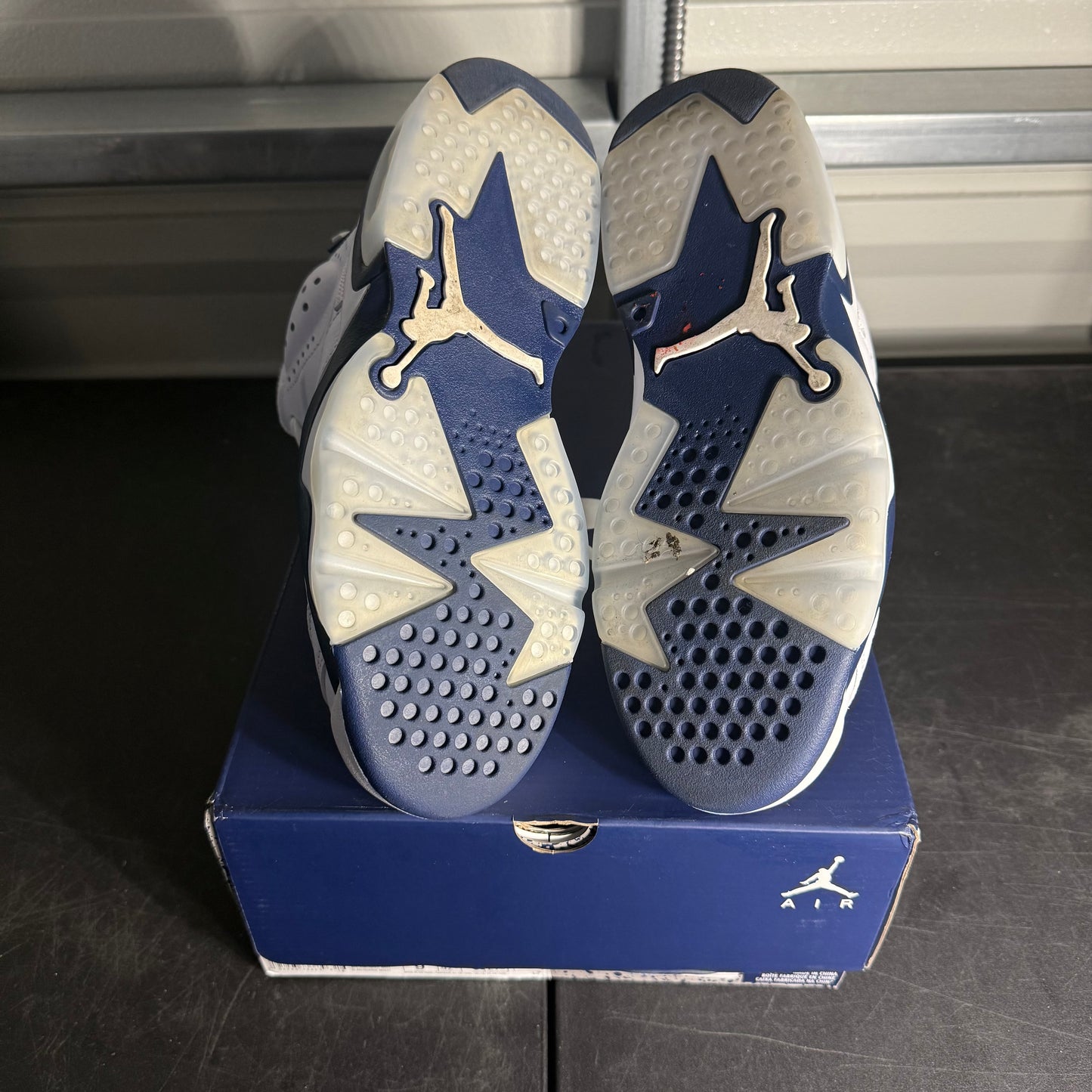Size 9 - AJ 6 Midnight Navy