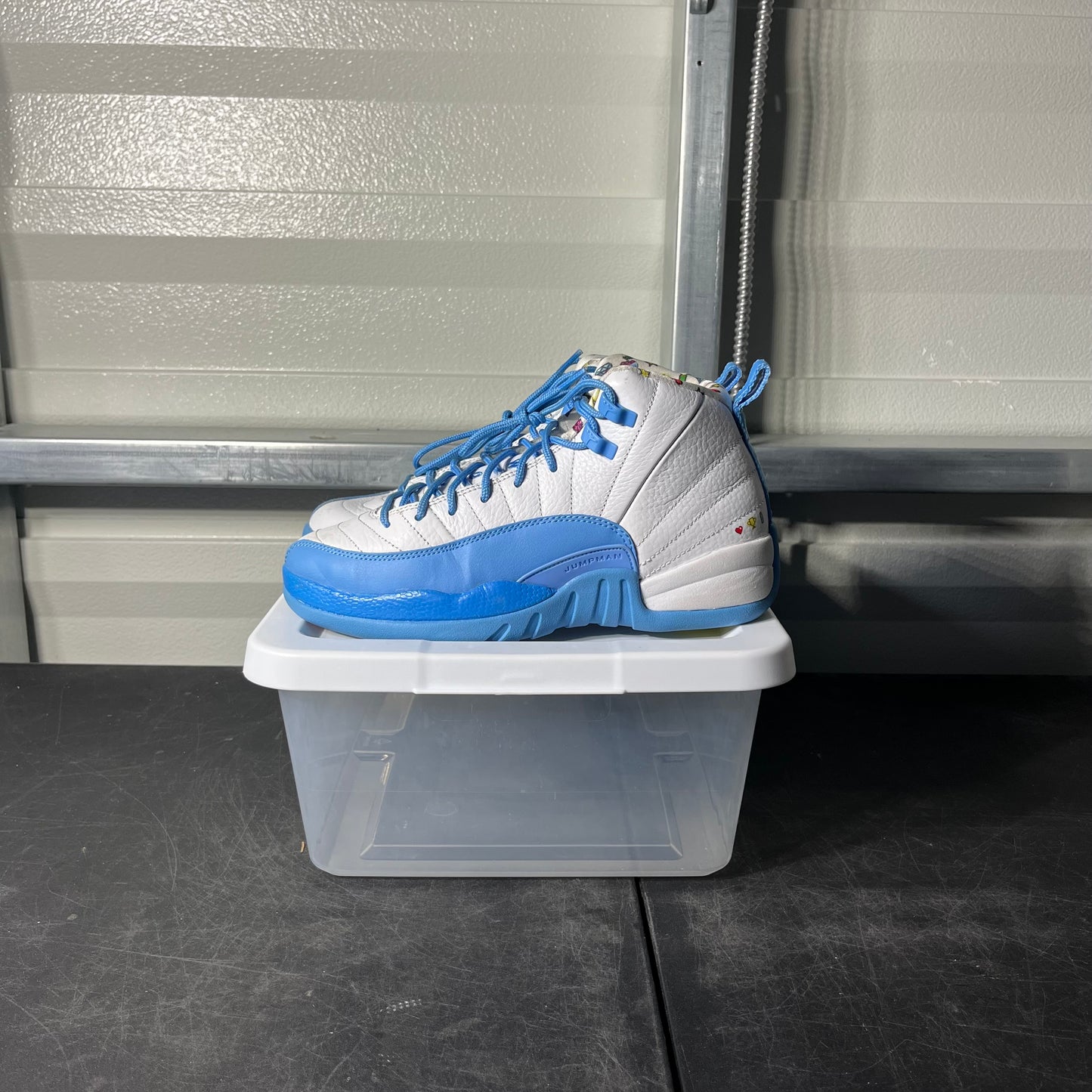 Size 6Y -  AJ 12 Emoji