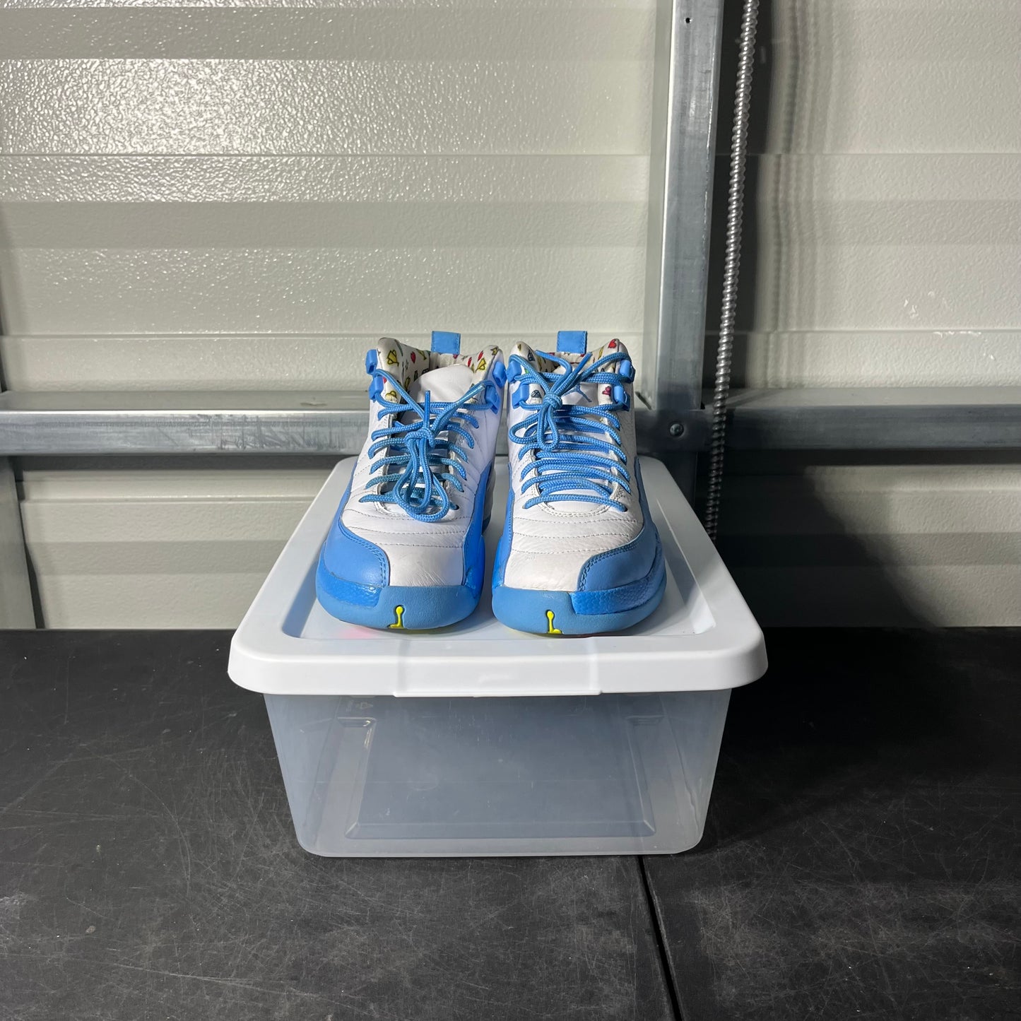 Size 6Y -  AJ 12 Emoji