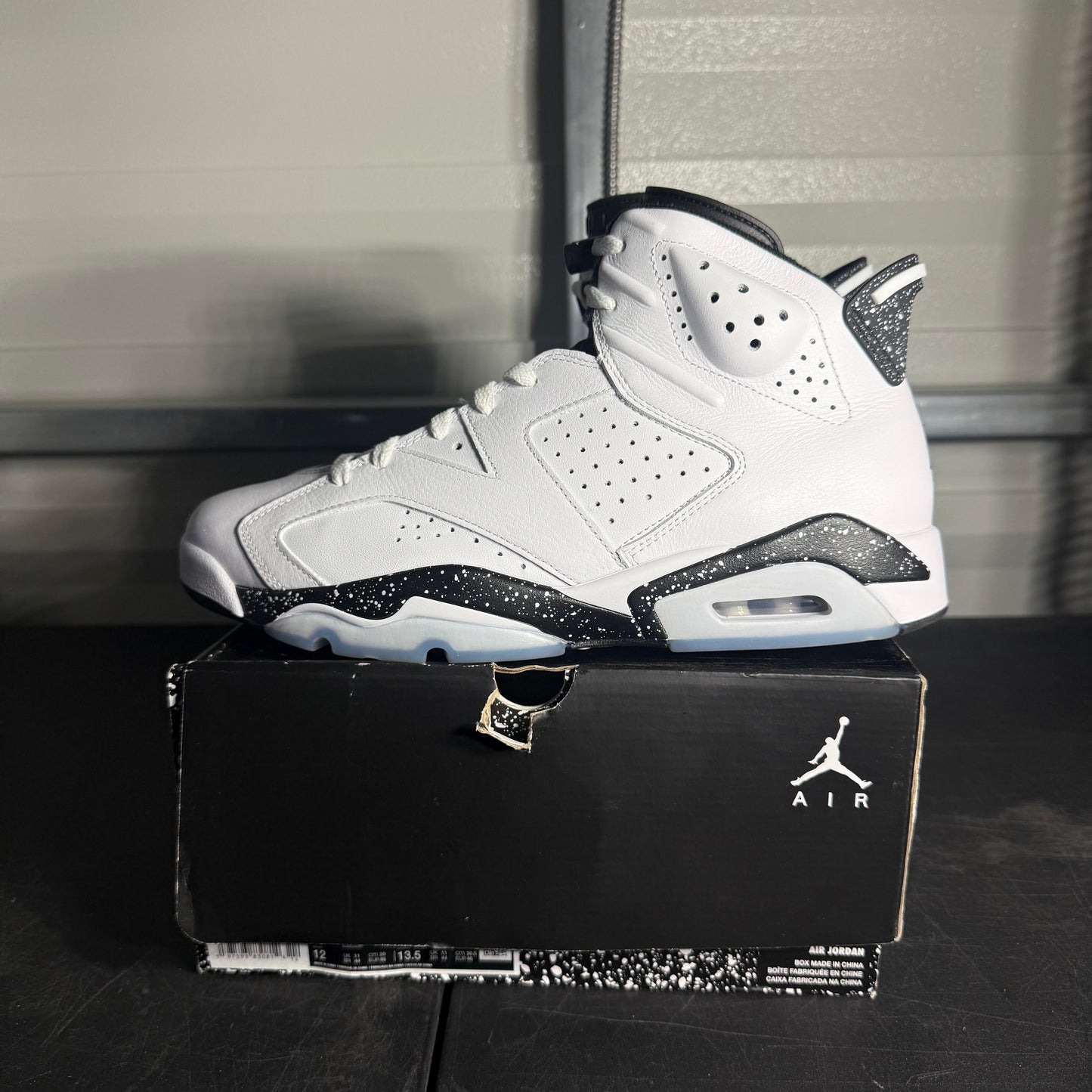 Size 12 - AJ 6 White Oreo