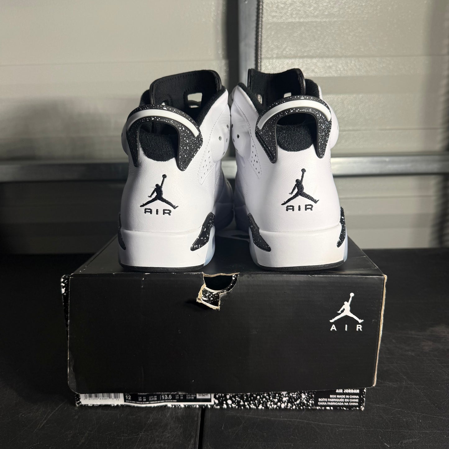 Size 12 - AJ 6 White Oreo