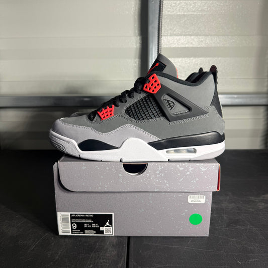 Size 9 - AJ 4 Infrared