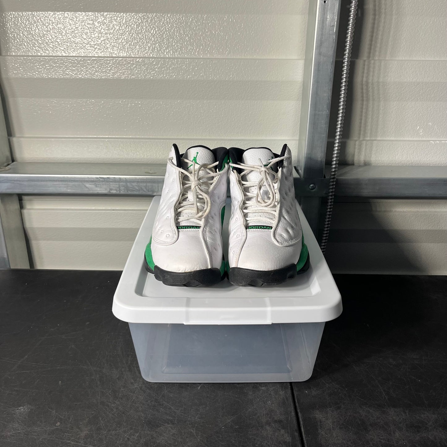 Size 7.5 - AJ 13 Lucky Green