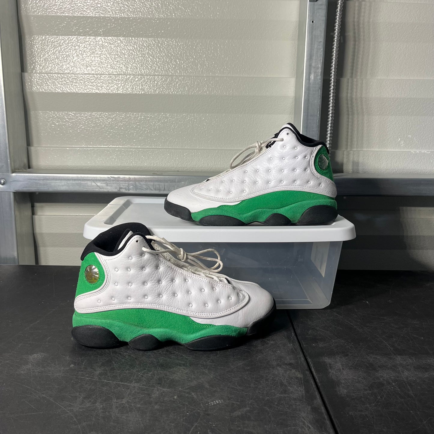 Size 7.5 - AJ 13 Lucky Green