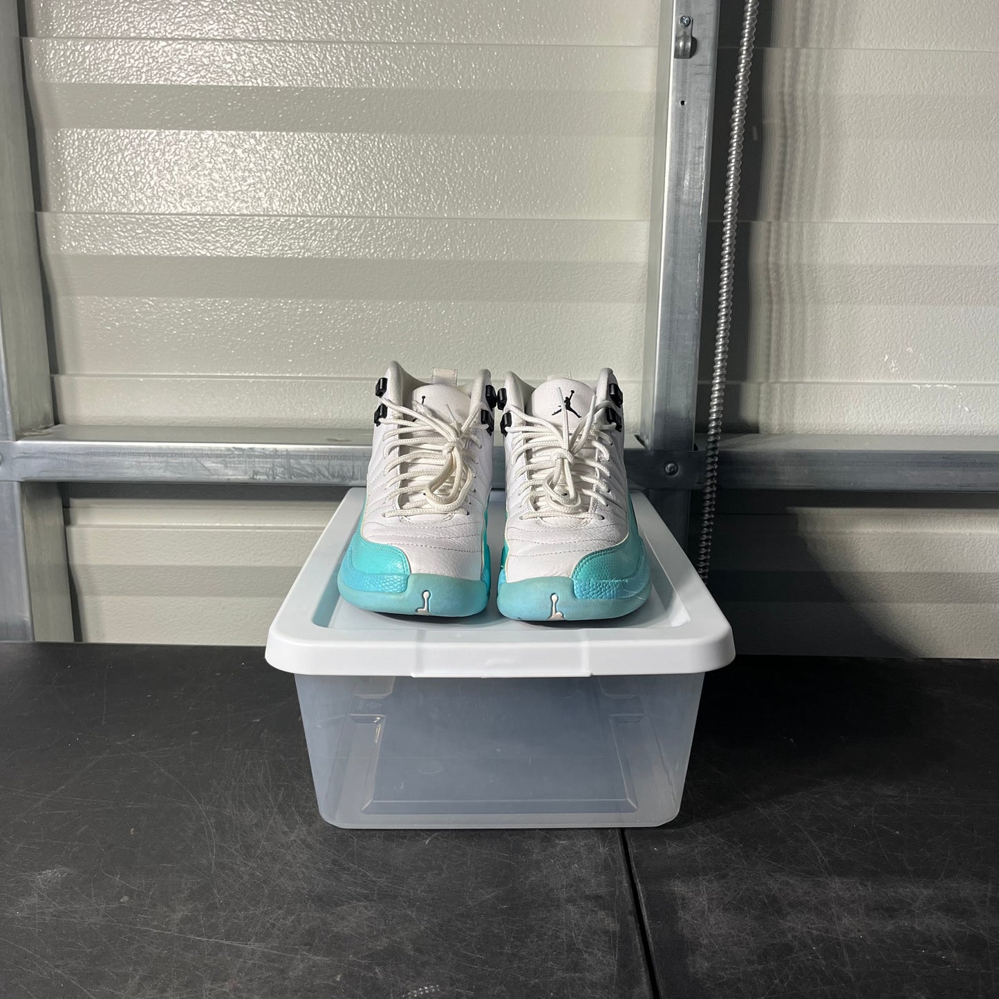 Size 6.5 - AJ 12 Light Aqua