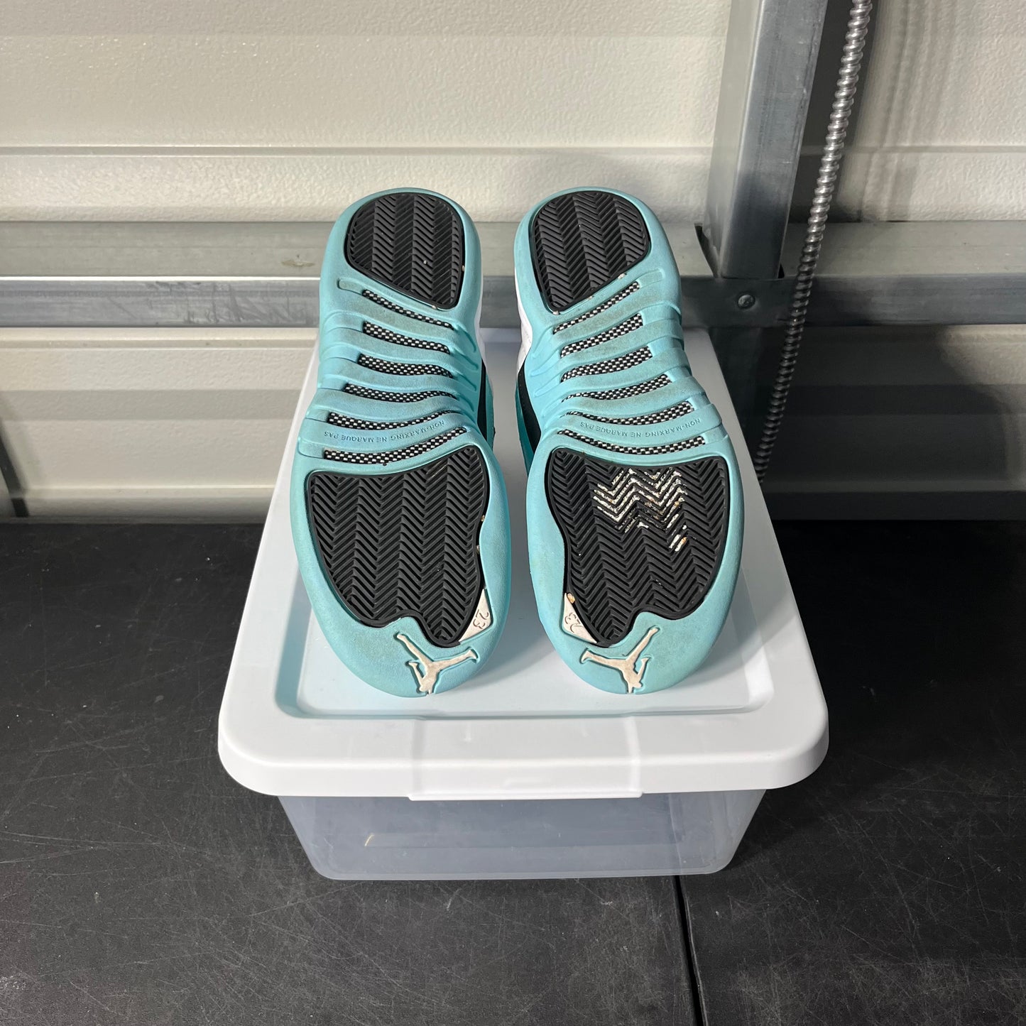 Size 6.5 - AJ 12 Light Aqua